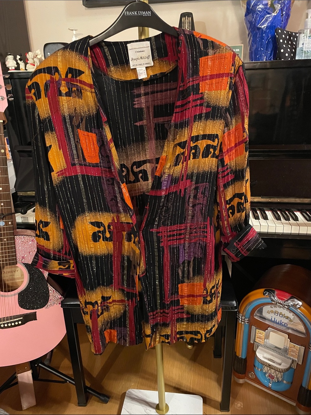 💜Joseph Ribkoff Light (Semi Sheer) Jacket - Vintage